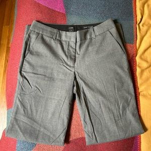 J Crew women’s slacks in medium grey 100% wool